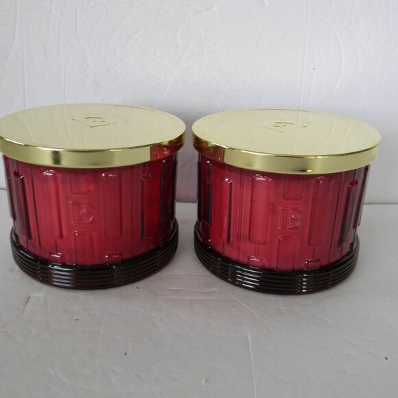 NEW Elton John by Slatkin + Co. S/2 14oz Mulled Pomegranate Wine Candles - Picture 2 of 3